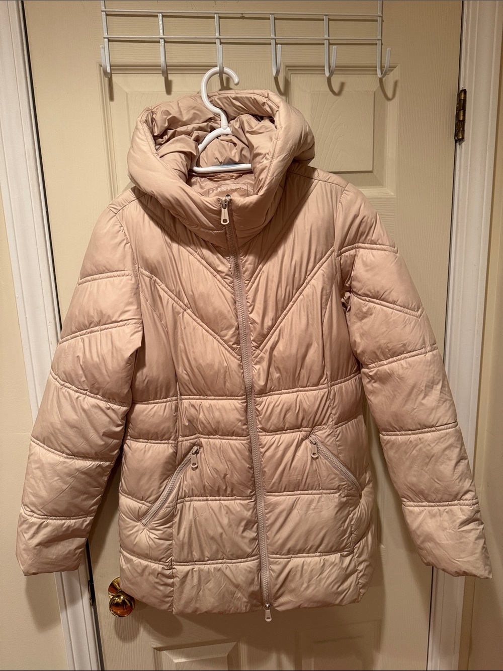 Bernardo Women's Puffer Coat in Blush Pink